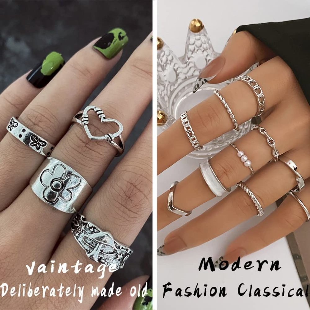 New 36 PCS Silver Plated Jewelry Set with 3 PCS Necklace, 12 PCS Bracelet, 7 PCS - Picture 5 of 7